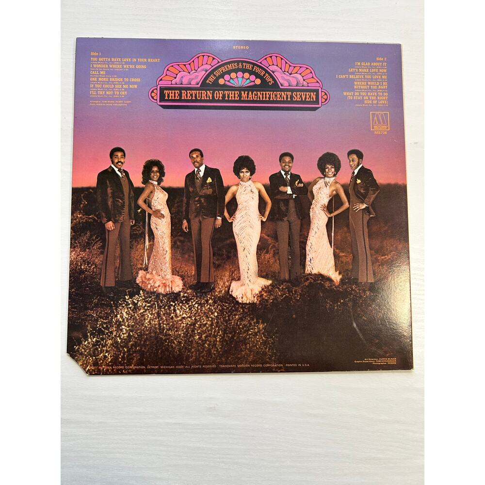 The Supremes & The Four Tops - The Return Of The Magnificent Seven Vintage Vinyl